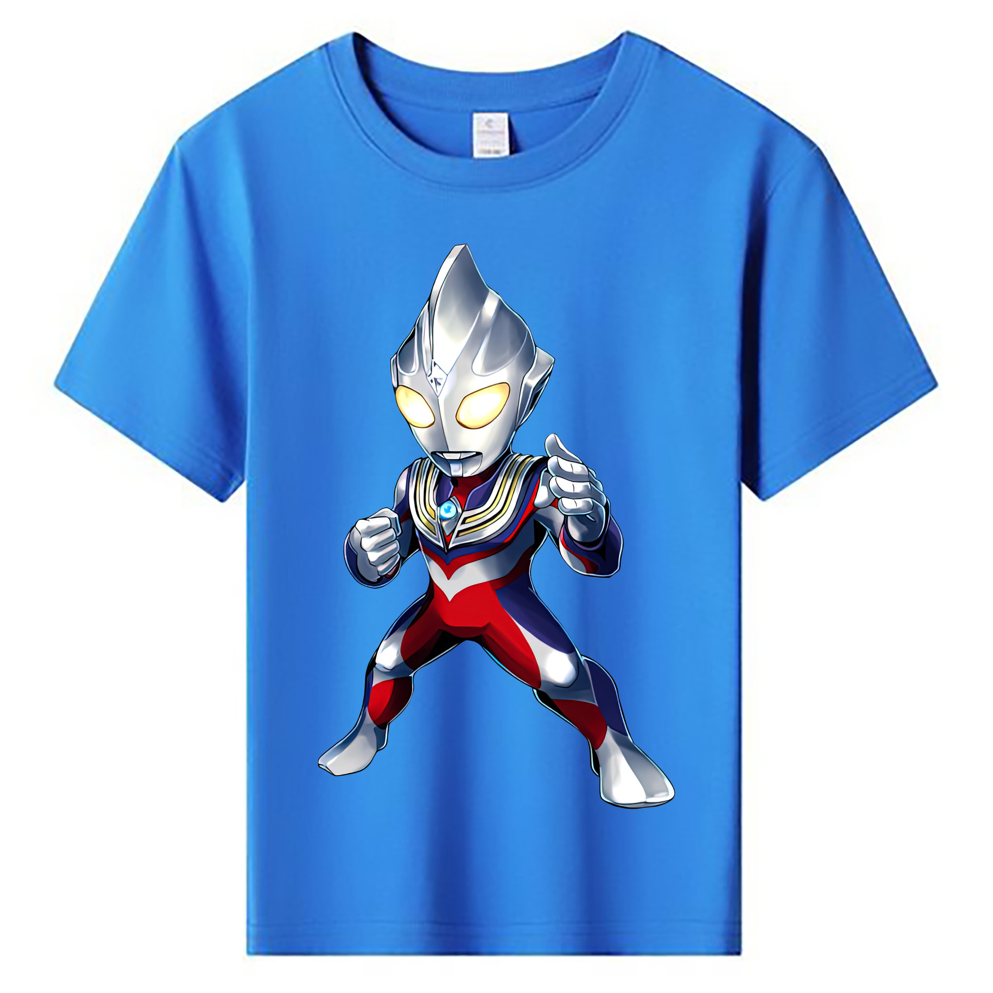 （画像用） ウルトラマン Ultraman 綿100％キッズTシャツ（フロントプリント）
